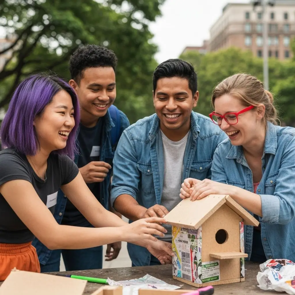 Uniqueversity students learning and growing